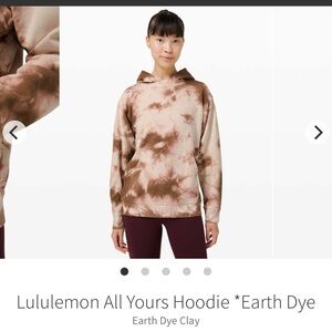 Lululemon all yours Hoodie size 8